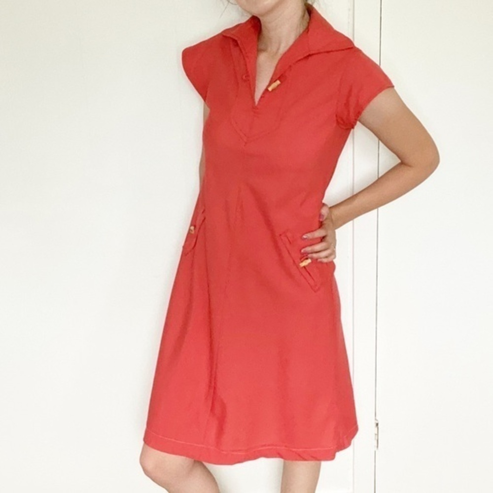 Vintage 70's Mindy Malone drop shoulder dress